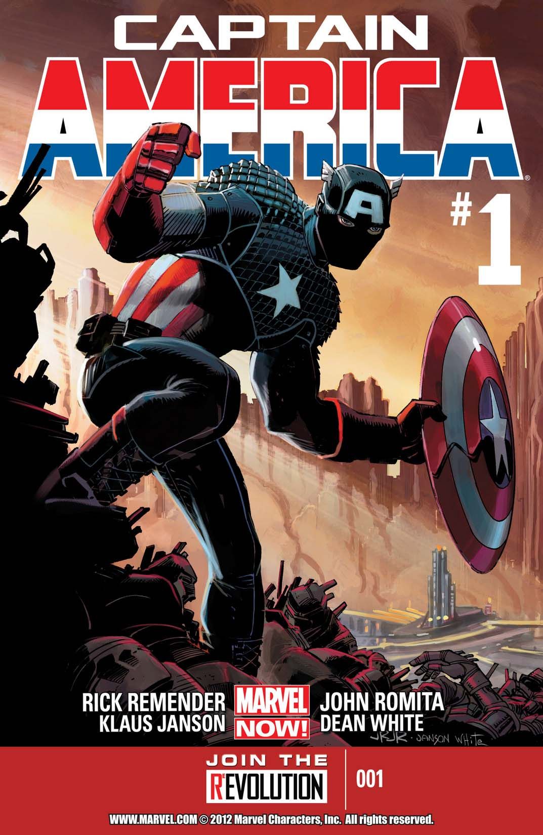 Bìa truyện Captain America (2013)