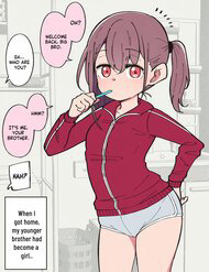 Bìa truyện Hisashiburi Ni Jikka Ni Kaettara Otouto Ga Ts Shiteta.