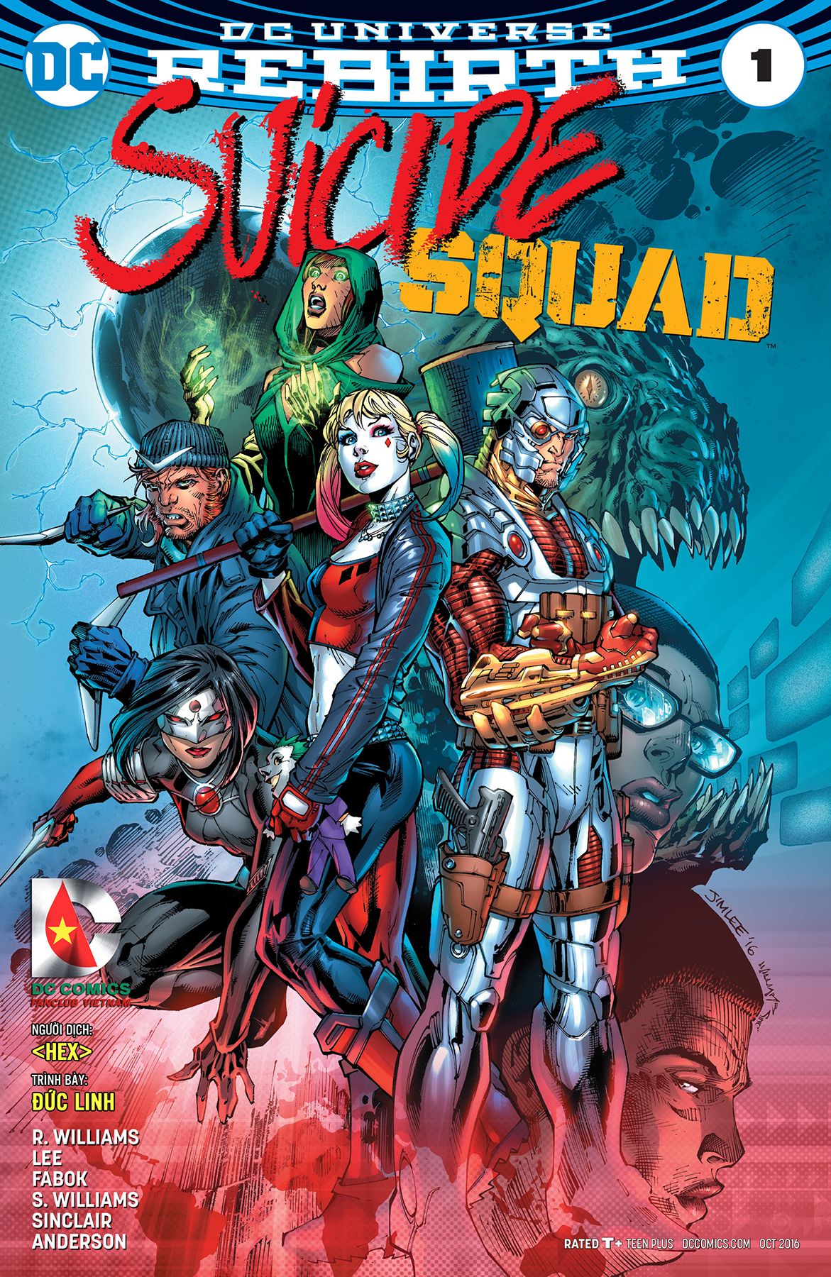 Bìa truyện Suicide Squad (2016)