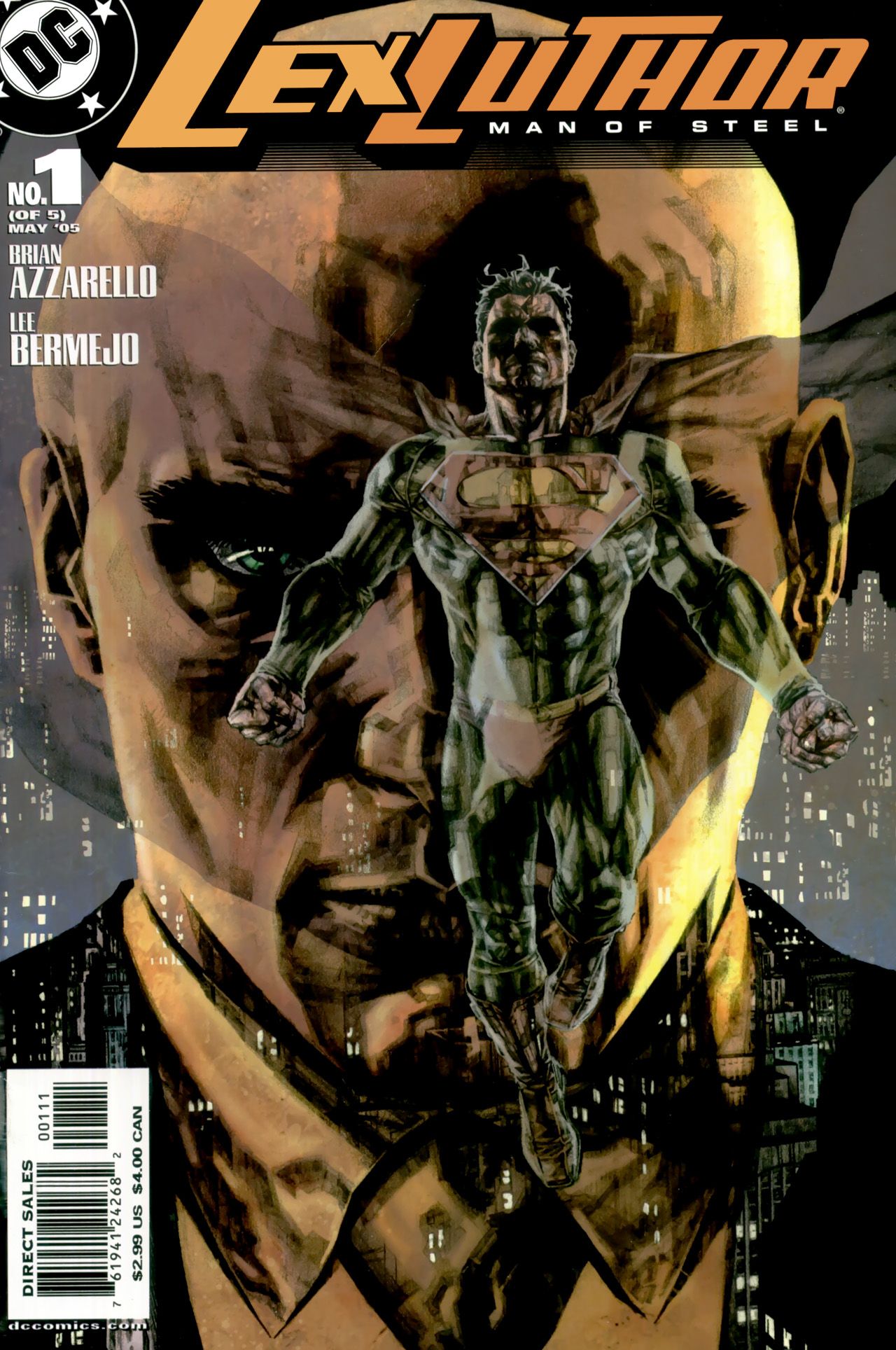 Bìa truyện LEX LUTHOR – MAN OF STEEL