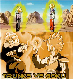 Bìa truyện Thế Giới Ngọc Rồng - Chuyện vui về Trunks và Goku