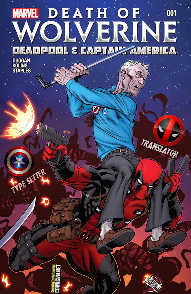 Bìa truyện Death of Wolverine - Deadpool &amp; Captain America