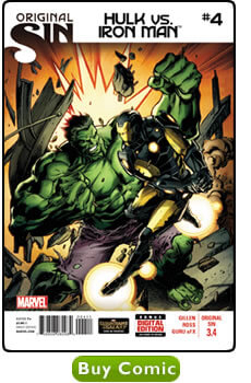 Bìa truyện Original Sin - Hulk vs. Iron Man